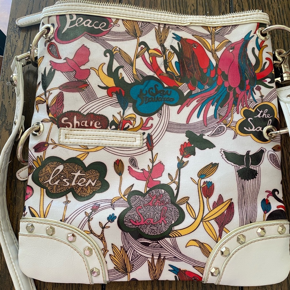 Vintage The Sak Peace Purse